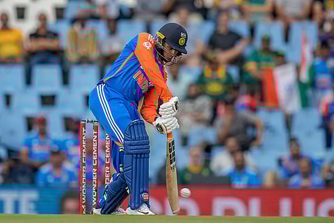Ind vs SA 3rd T20I: India's Abhishek Sharma plays a shot