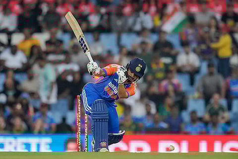 Ind vs SA 3rd T20I: India's Rinku Singh is bowled out by South Africa's Andile Simelane