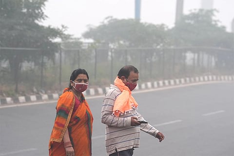 Weather: Dense fog in Delhi