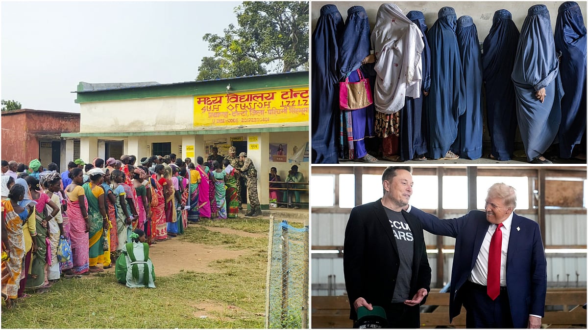 | Photo: PTI/AP : Jharkhand And Bypoll Elections, Donald Trump's New Cabinet & Other Stories 