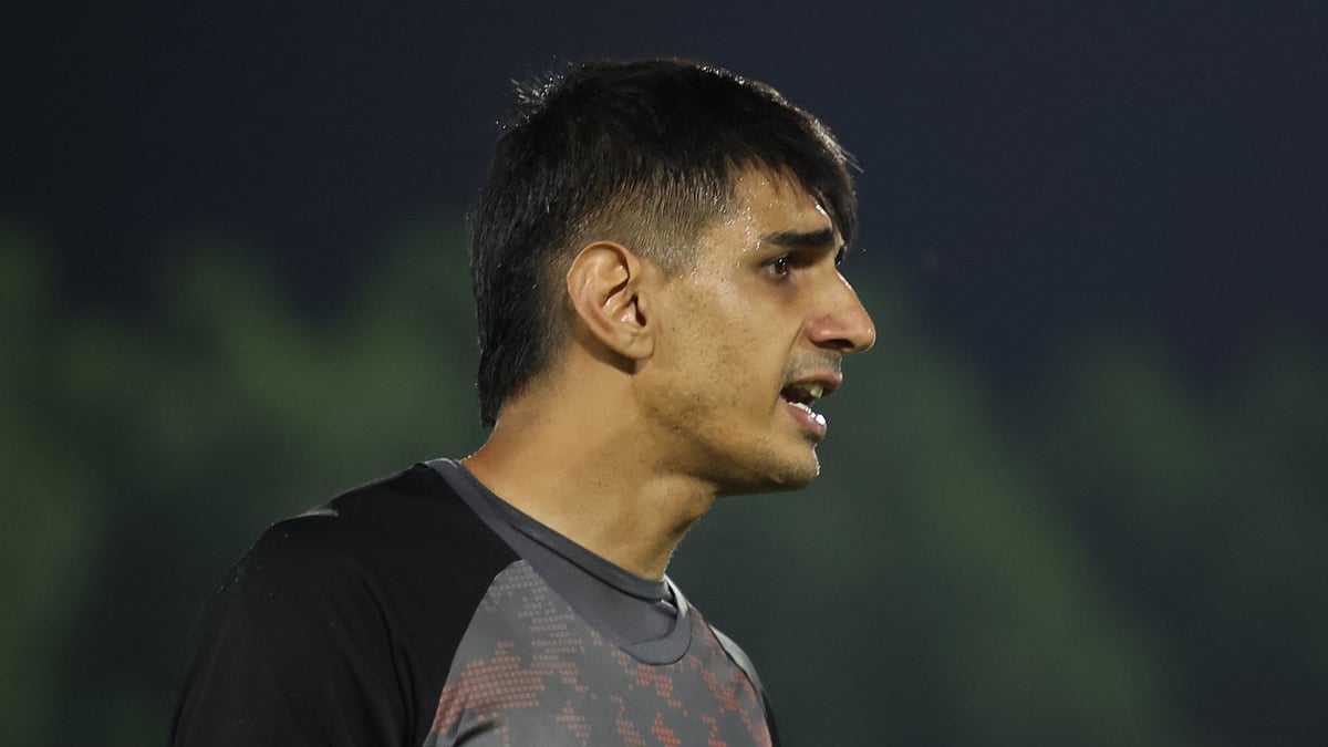 Photo: X | Indian Football Team : Indian goalkeeper Gurpreet Singh Sandhu.
