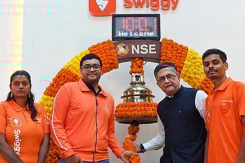 Swiggy bell ringing listing ceremony
