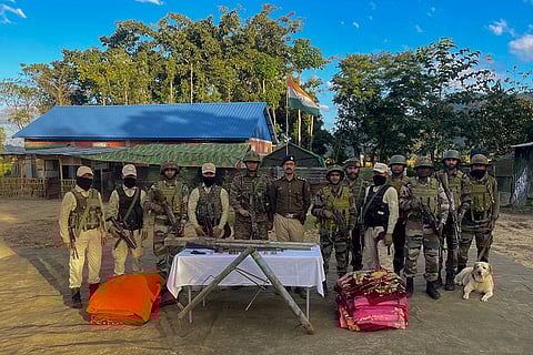 Manipur violence: Truck set on fire in Jiribam