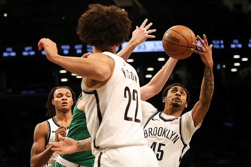 Boston Celtics vs Brooklyn Nets NBA basketball match photo gallery_Keon Johnson
