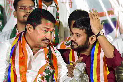 Kanhaiya Kumar campaigns in Nagpur