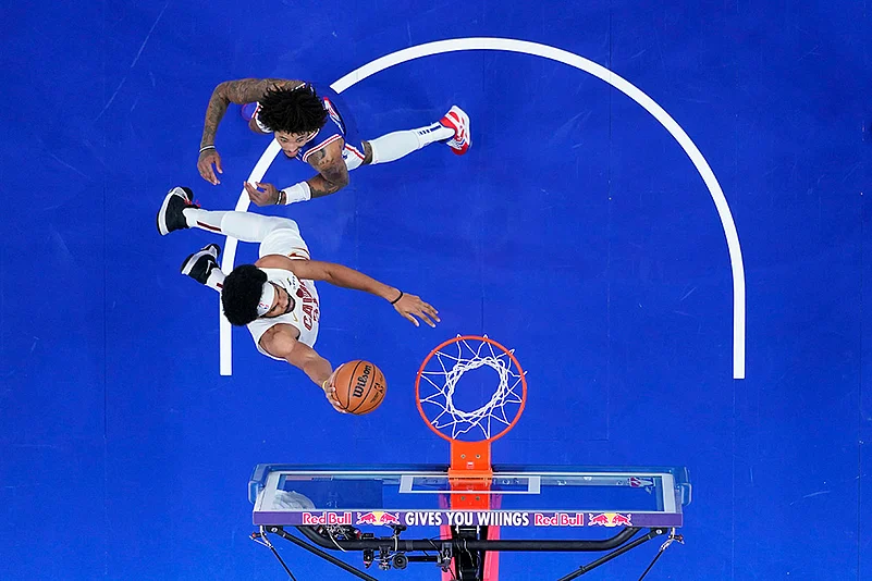 Cleveland Cavaliers vs Philadelphia 76ers NBA basketball match photo gallery_Jarrett Allen