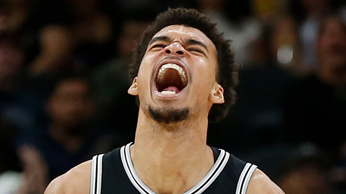 San Antonio Spurs' Victor Wembanyama.