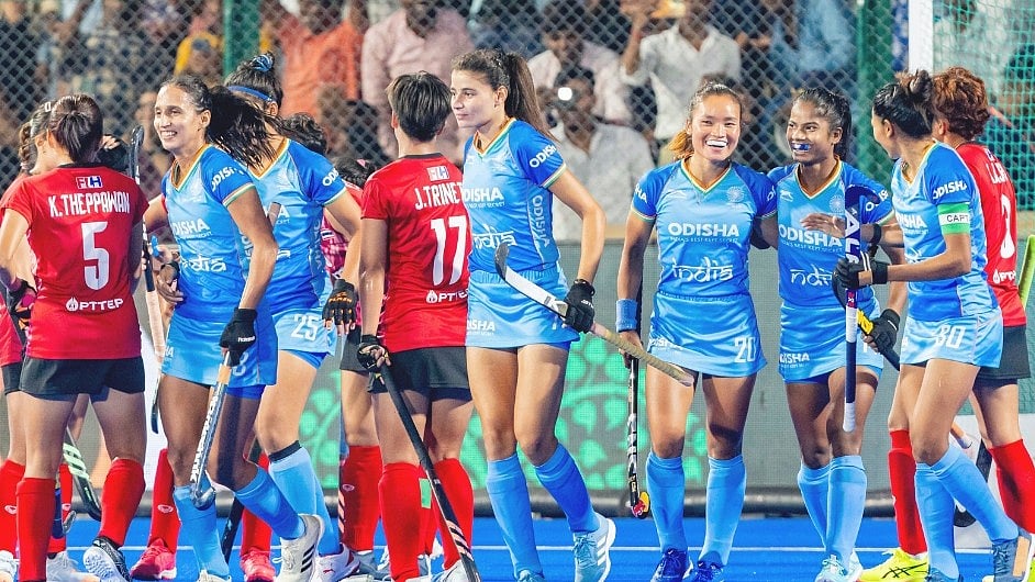 Photo: X | Asian Hockey Federation : India Vs Thailand, Women's Asian Champions Trophy 2024.