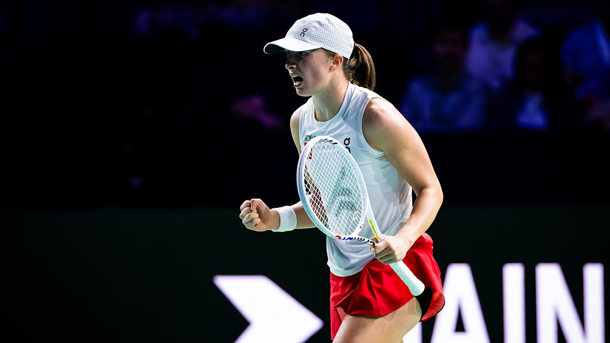 Iga Swiatek helped Poland to victory on Friday