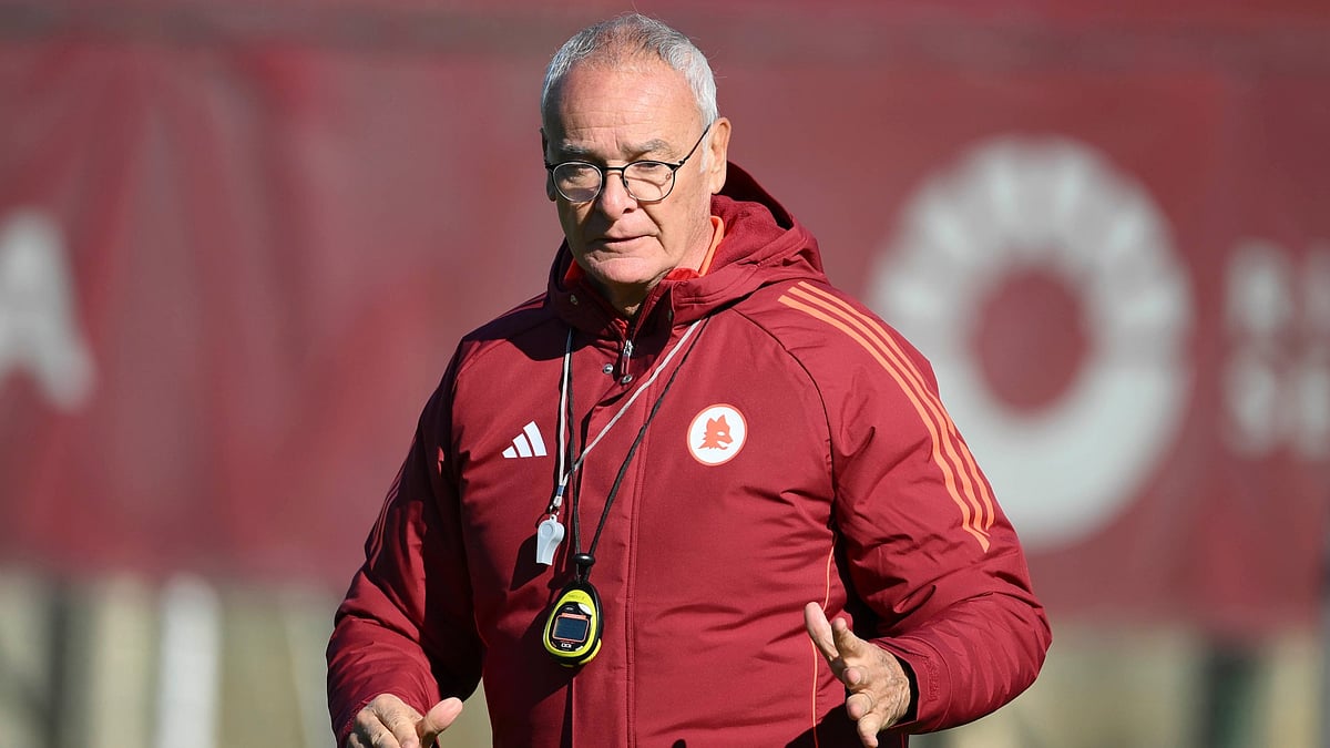 Roma head coach Claudio Ranieri