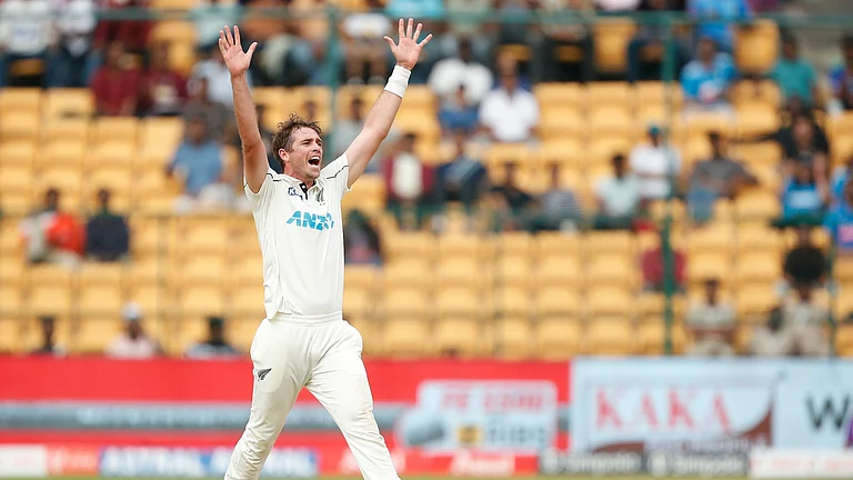 Tim Southee is set to call time on his Test playing career after the England home series. - X/CricCrazyJohns