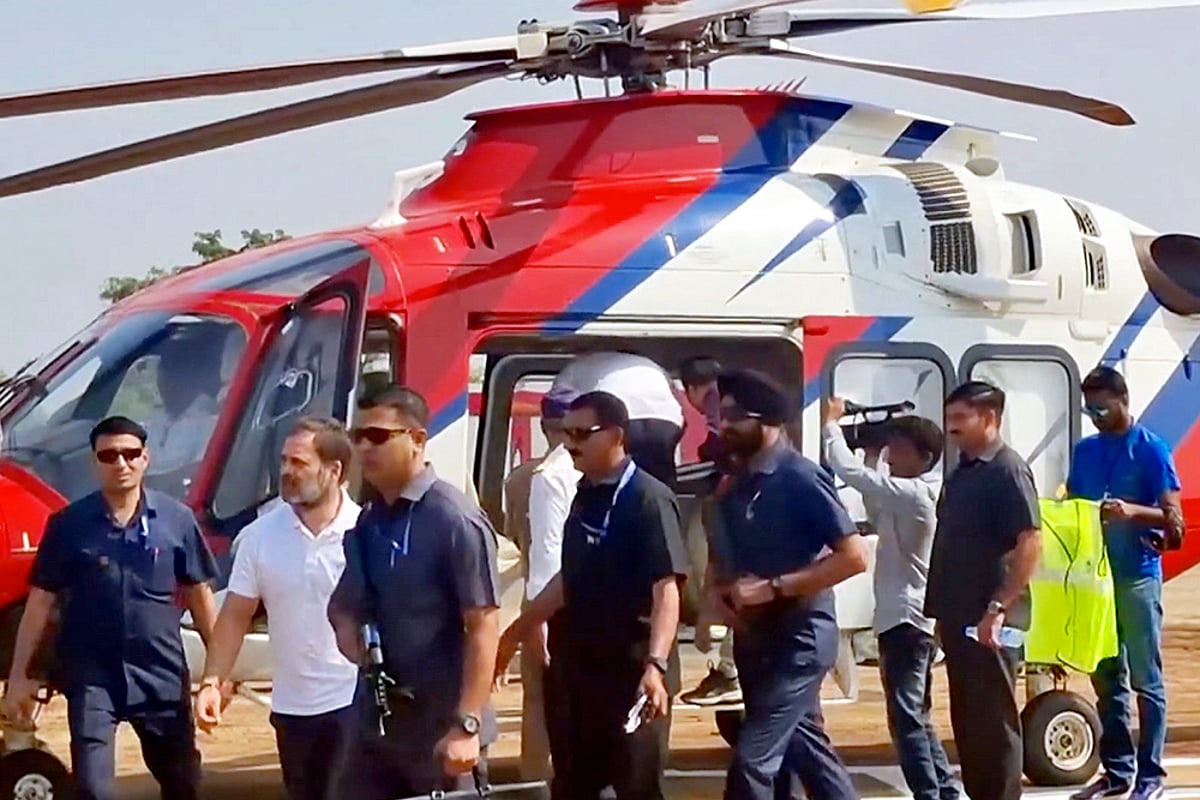 Rahul Gandhi's bags checked by ECI ahead of polls