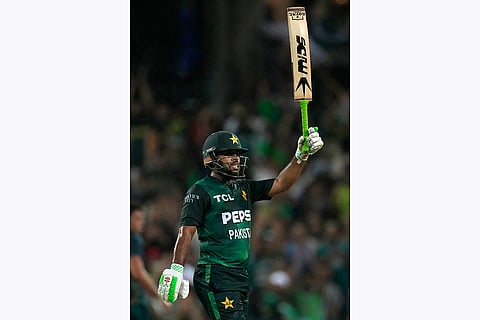 AUS vs PAK 2nd T20I: Pakistan's Usman Khan celebrates his fifty runs