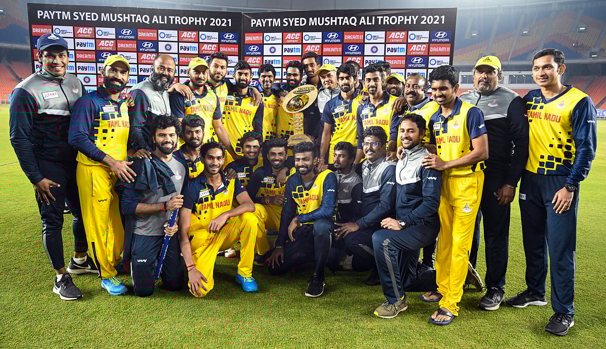X | BCCI Domestic  : Syed Mushtaq Ali Trophy 2021 champions. 