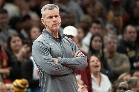 NBA: Bulls head coach Billy Donovan