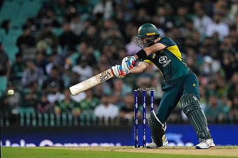 AUS vs PAK 2nd T20I: Australia's Glenn Maxwell bats
