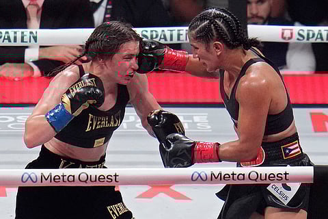 Serrano vs Taylor Boxing: Amanda Serrano hits Katie Taylor