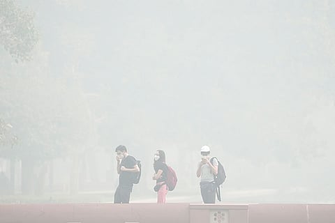 Weather: Air pollution in Delhi
