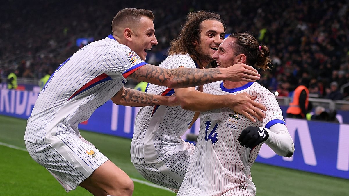 France's match-winners Lucas Digne and Adrien Rabiot