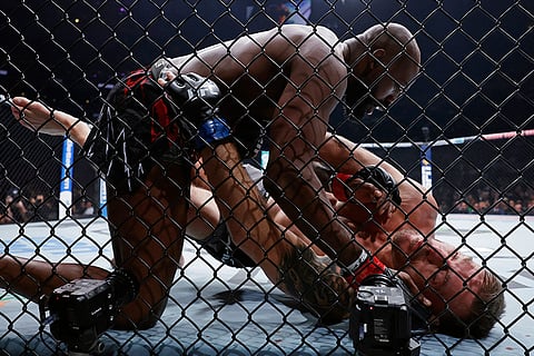 UFC 309 mixed martial arts heavyweight title bout