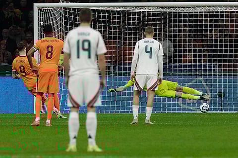 UEFA Nations League Soccer Match