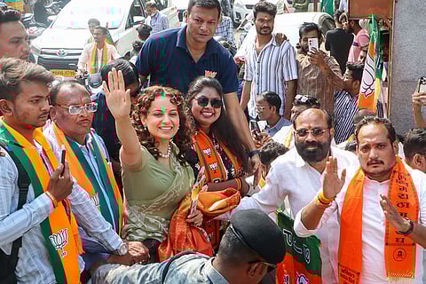 Kangana campaigns for Maha Assembly polls
