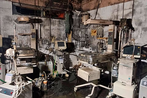 Fire At Jhansi Medical College