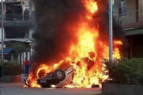 Protest After 6 Killed From Meitei Community