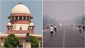 | Photo: PTI : Supreme Court Raps Delhi Govt As AQI Reaches 'Severe Plus', Questions Delay In GRAP Implementation