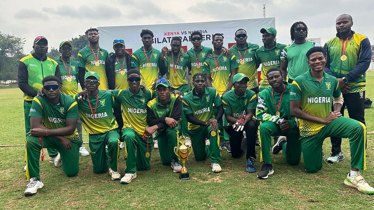 The Nigeria men's national cricket team. - X/Nigeria Cricket Federation