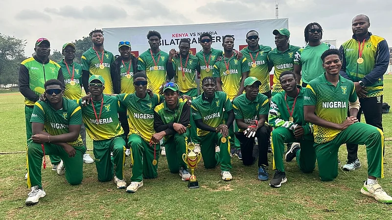 The Nigeria mens national cricket team.