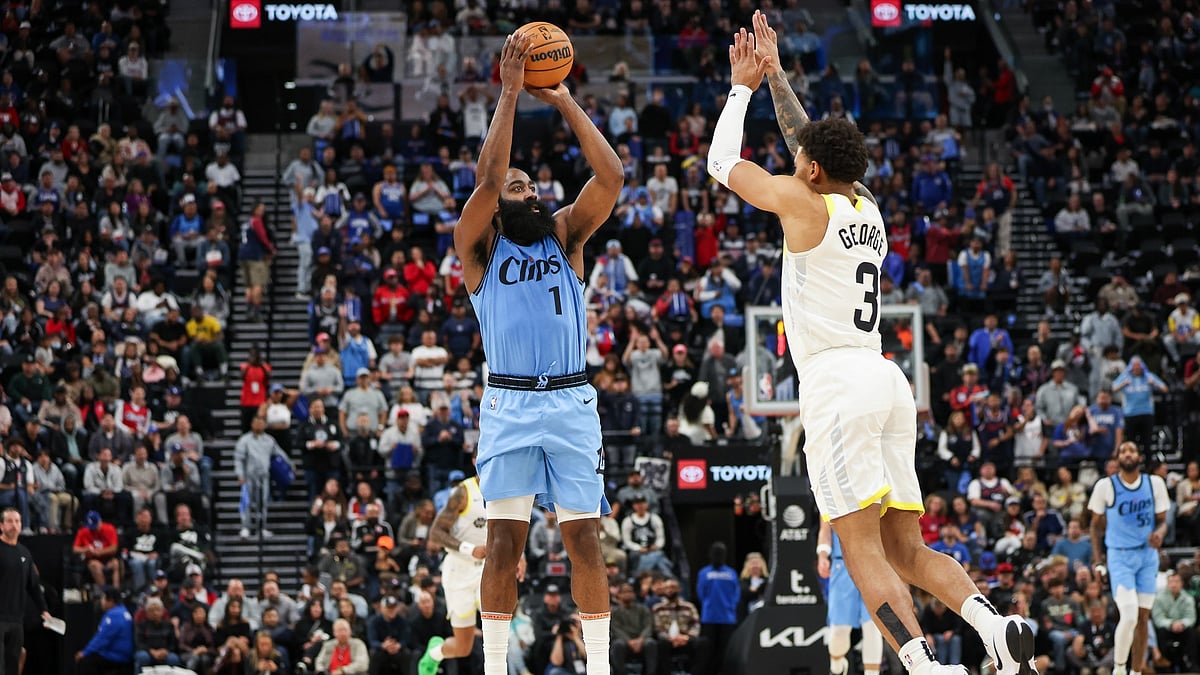 James Harden reached 2,795 3-pointers on Sunday