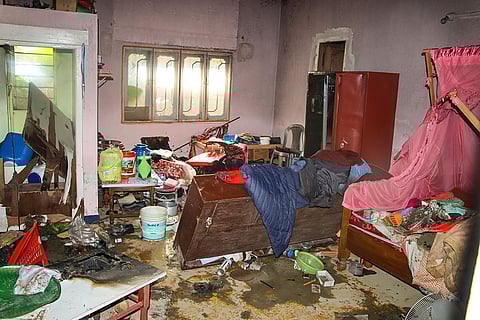 Manipur minister's house set on fire