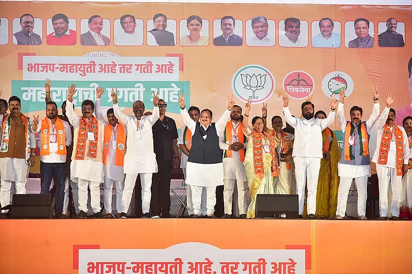 JP Nadda in Navi Mumbai