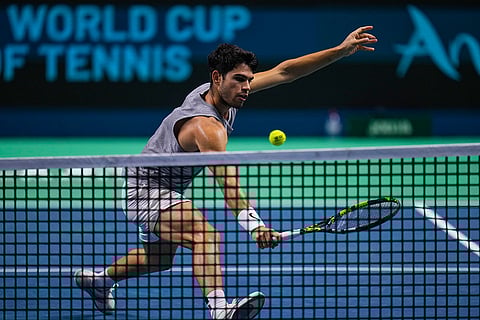 Davis Cup 2024 Finals training session