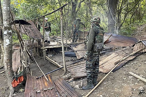 Security in sensitive areas of Manipur