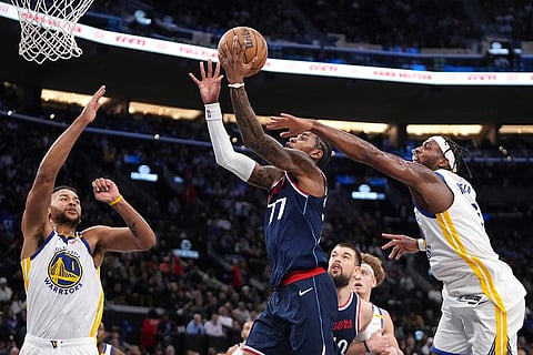 Clippers Warriors Basketball