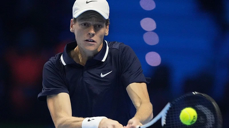 World number one mens singles tennis player Jannik Sinner.