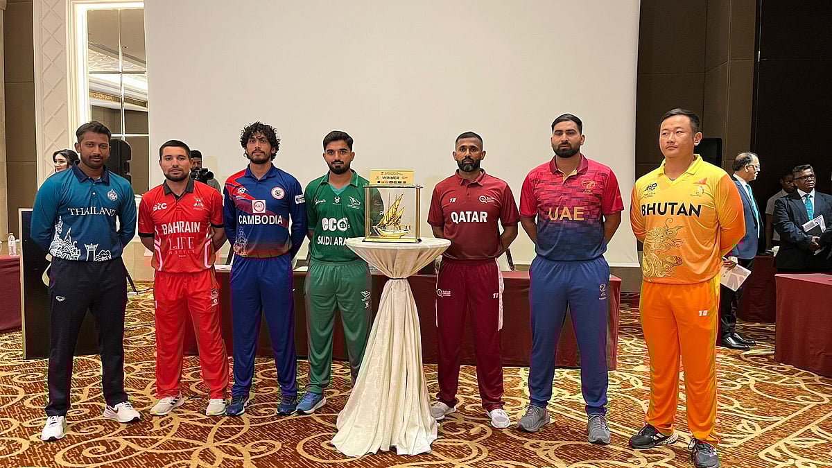 X/ThailandCricket : T20 World Cup Asia Sub-regional Qualifiers B team captains.