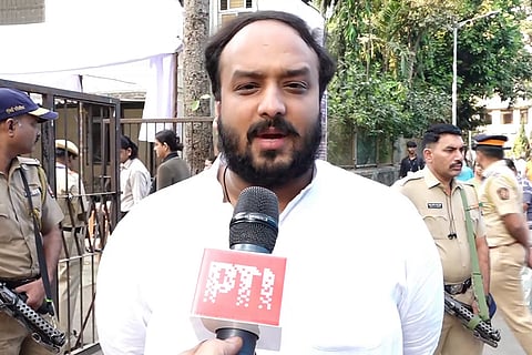 Maha Assembly polls: NCP (Ajit Pawar) candidate Zeeshan Siddique interacts with the media