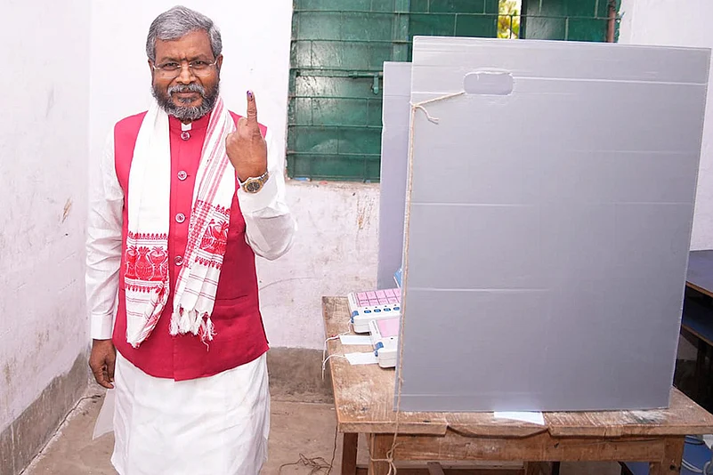 Voting for Jharkhand Assembly polls-2nd phase_Babulal Marandi