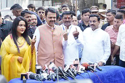 Maha Assembly polls: Devendra Fadnavis and his family members