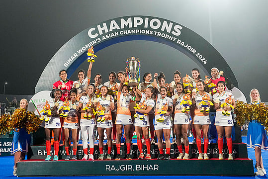 India Overcome China Challenge To Defend Women’s Asian Champions Trophy Title - In Pics