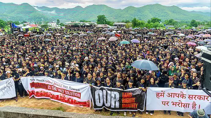 Rally in Manipur  - PTI