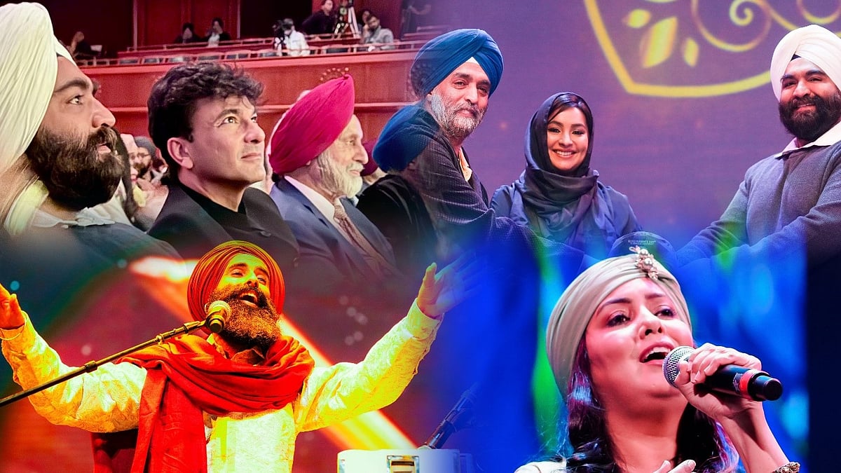 Sant Singh Chatwal, Harjinder Singh Kukreja, Harkirat Kaur Kukreja, And Vikas Khanna Celebrate Gurpurab At NJPAC, New Jersey