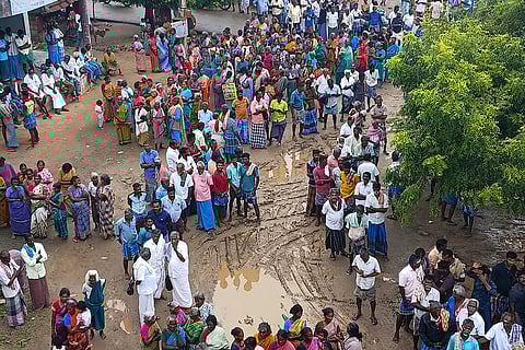 Protest against tungsten mining in TN