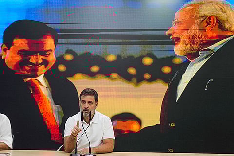 Rahul Gandhi press conference on Gautam Adani
