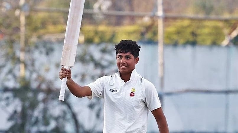 X/VijayLokpally : Aaryavir Sehwag, son of Virender Sehwag.