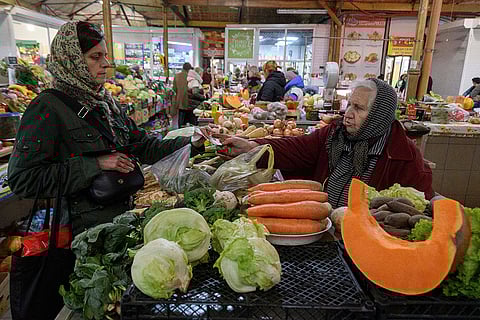 Russia Ukraine War 1000 Days: Vegetables market in Lviv