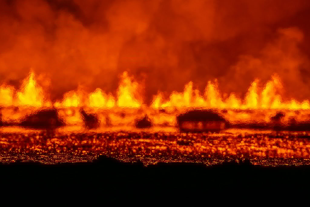| Photo: AP : Iceland: Volcano On Reykjanes Peninsula Erupts For 7th Time In A Year 
